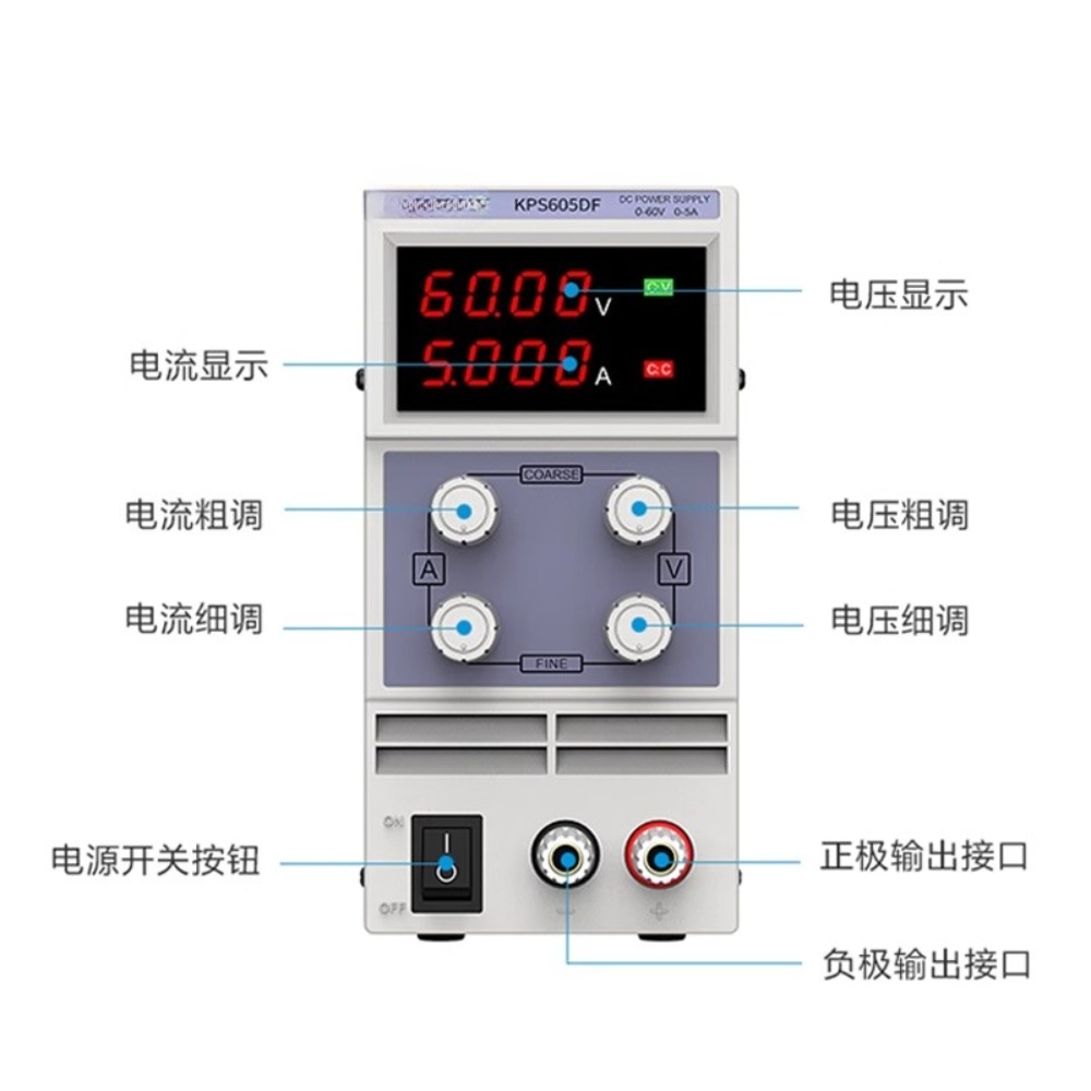 High Precision Dc Power Supply 30V 10A - Alimentatore regolabile DC Wanptek KPS3010D/KPS3010DF ad