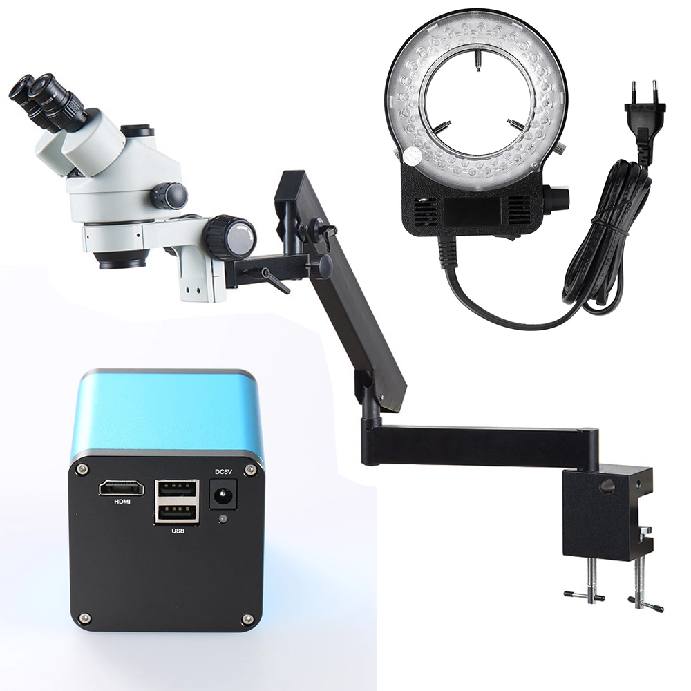 Morsetto Connettore Articolato - Trinocular Stereo Microscope 7X-45X recensione e prezzo