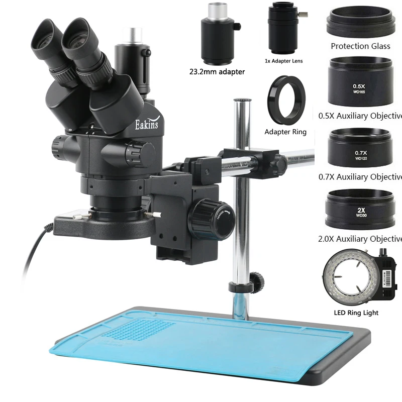 Set Microscopio Trinoculare In - Trinocular Stereo Microscope 7X-45X recensione e prezzo