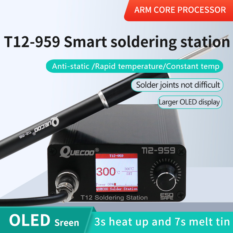 Stazione di saldatura T12-959  - T12 Soldering Station Oled recensione e prezzo
