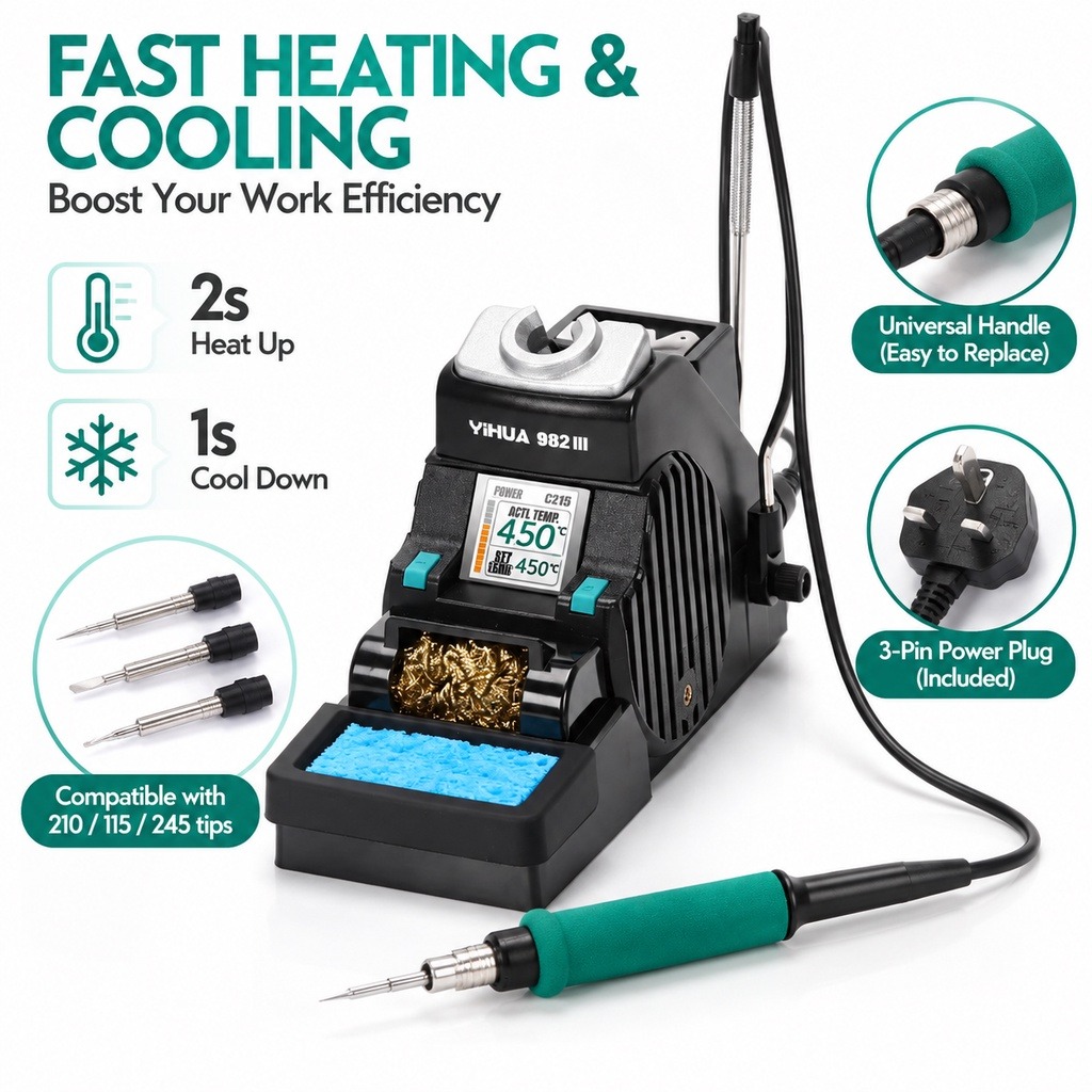 YIHUA 982-III C210 Stazione di - C210 Precision Soldering Station recensione e prezzo