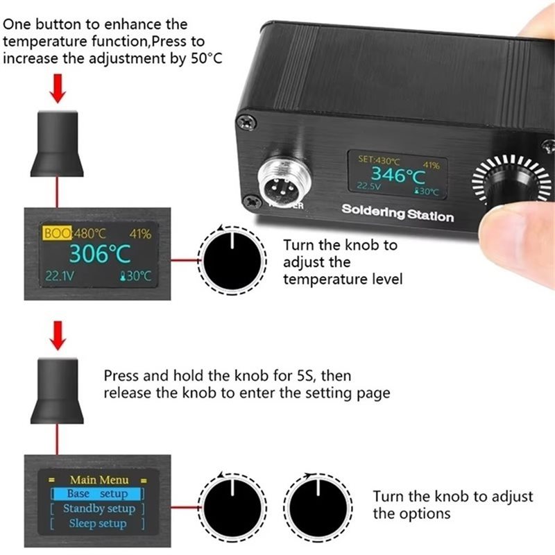 Stazione di Saldatura B23B T12 - T12 Soldering Station Oled recensione e prezzo