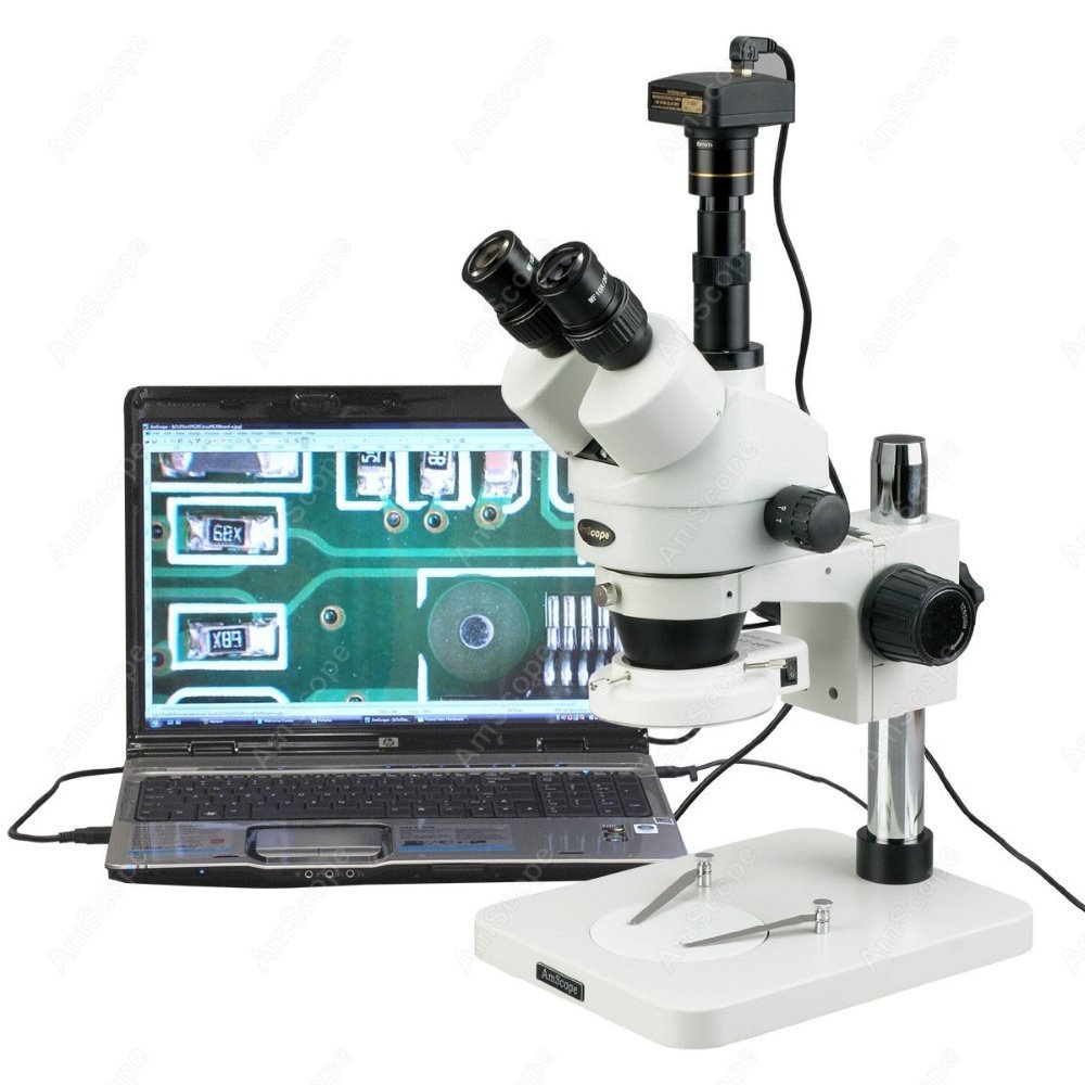 Microscopio Stereo Trinoculare - Trinocular Stereo Microscope 7X-45X recensione e prezzo